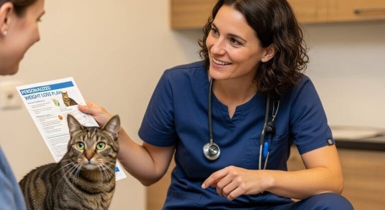 Op maat dieet voor katten met overgewicht.