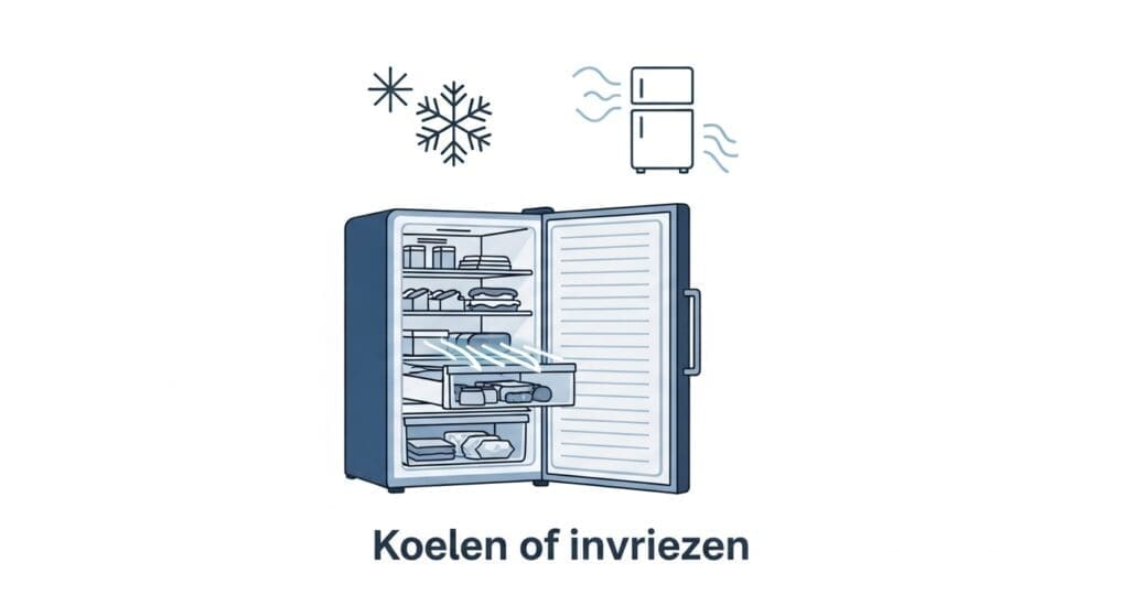 Infographic in het Nederlands met vier stappen voor het proefdieet